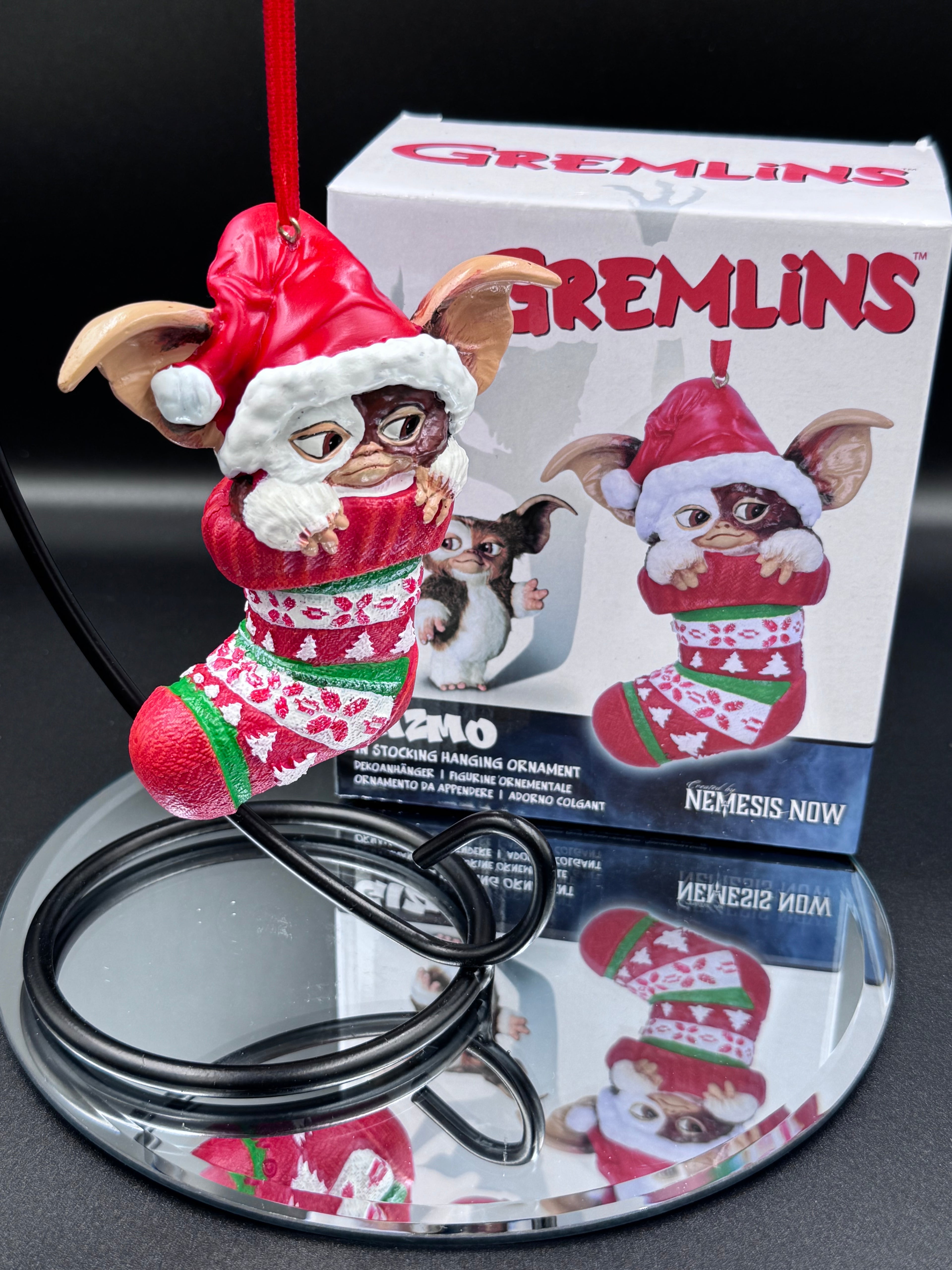 Gremlins Gizmo in Wreath Hanging Ornament 10cm