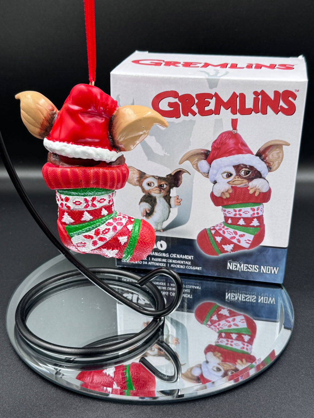 Gremlins Gizmo in Wreath Hanging Ornament 10cm