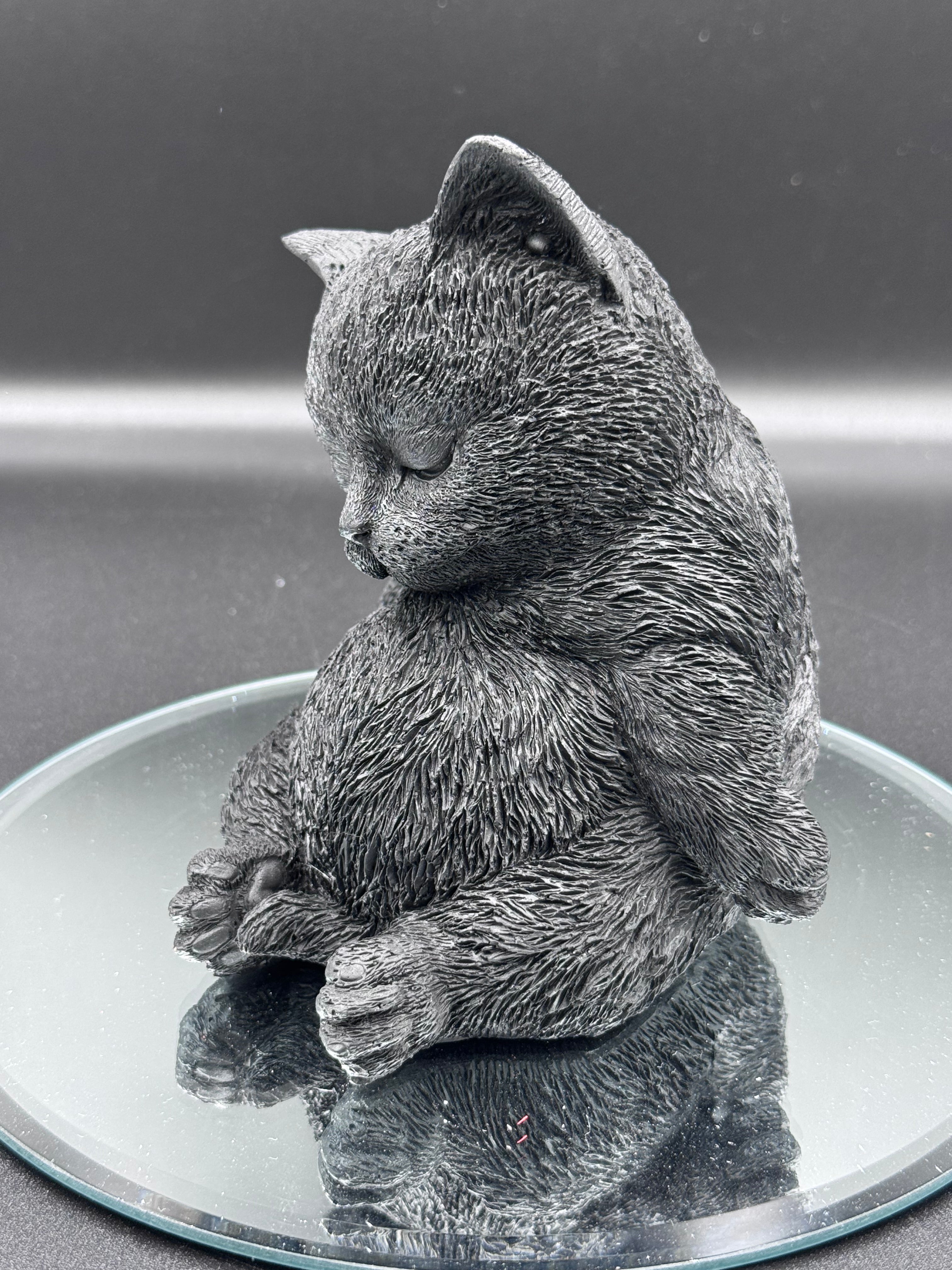 Daydream Sleeping Black Cat Figurine 13cm
