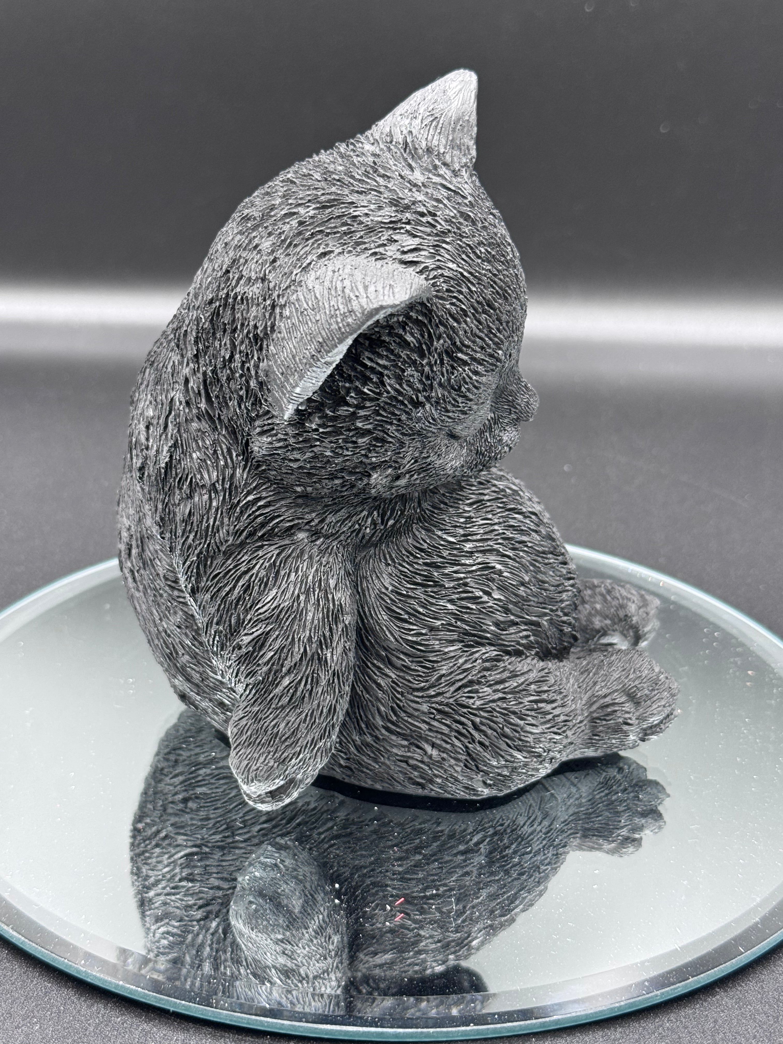 Daydream Sleeping Black Cat Figurine 13cm