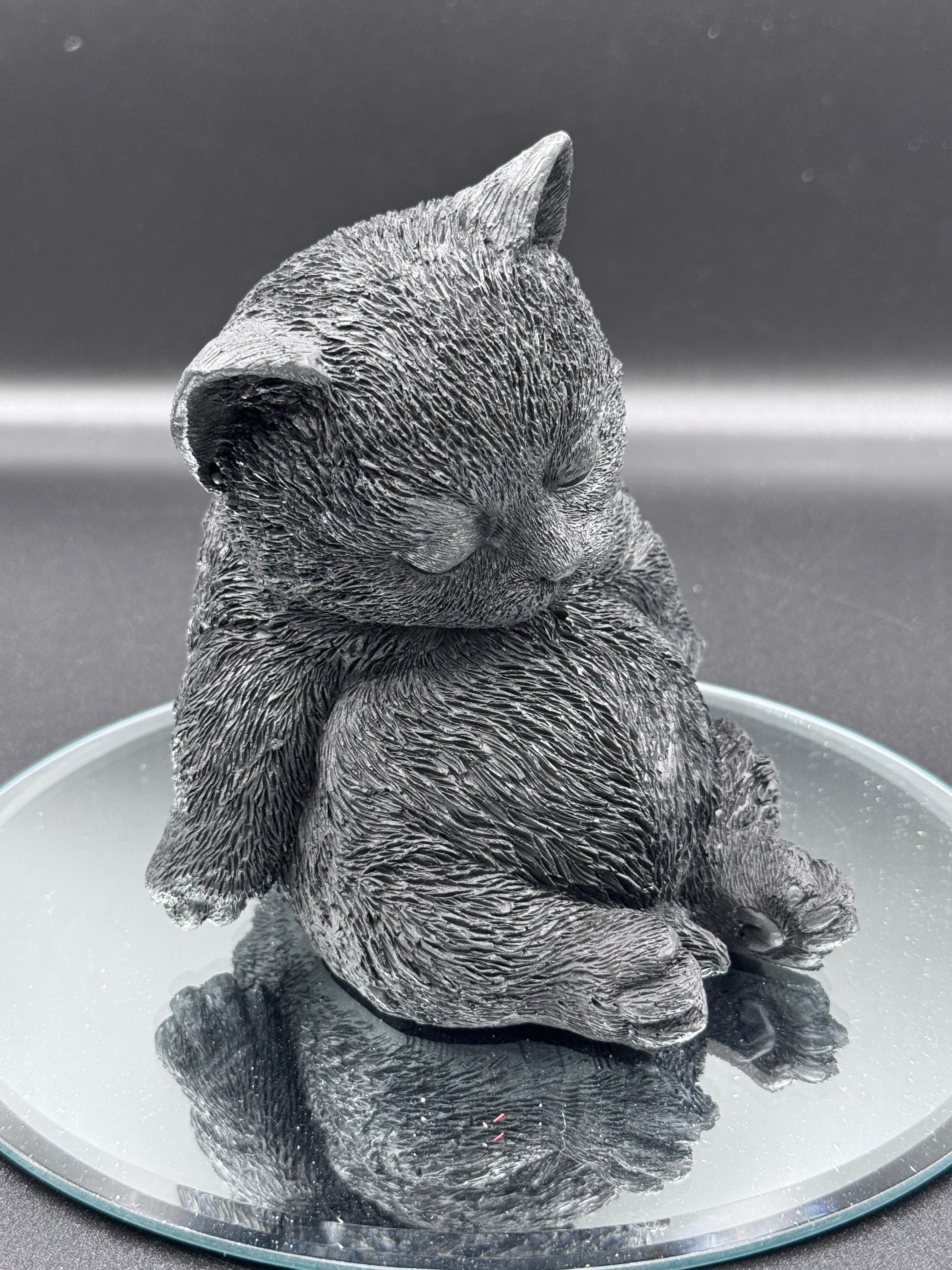 Daydream Sleeping Black Cat Figurine 13cm
