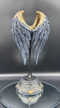 Dark Angel Gothic Fallen Fae Wing Sculpture Figurine
