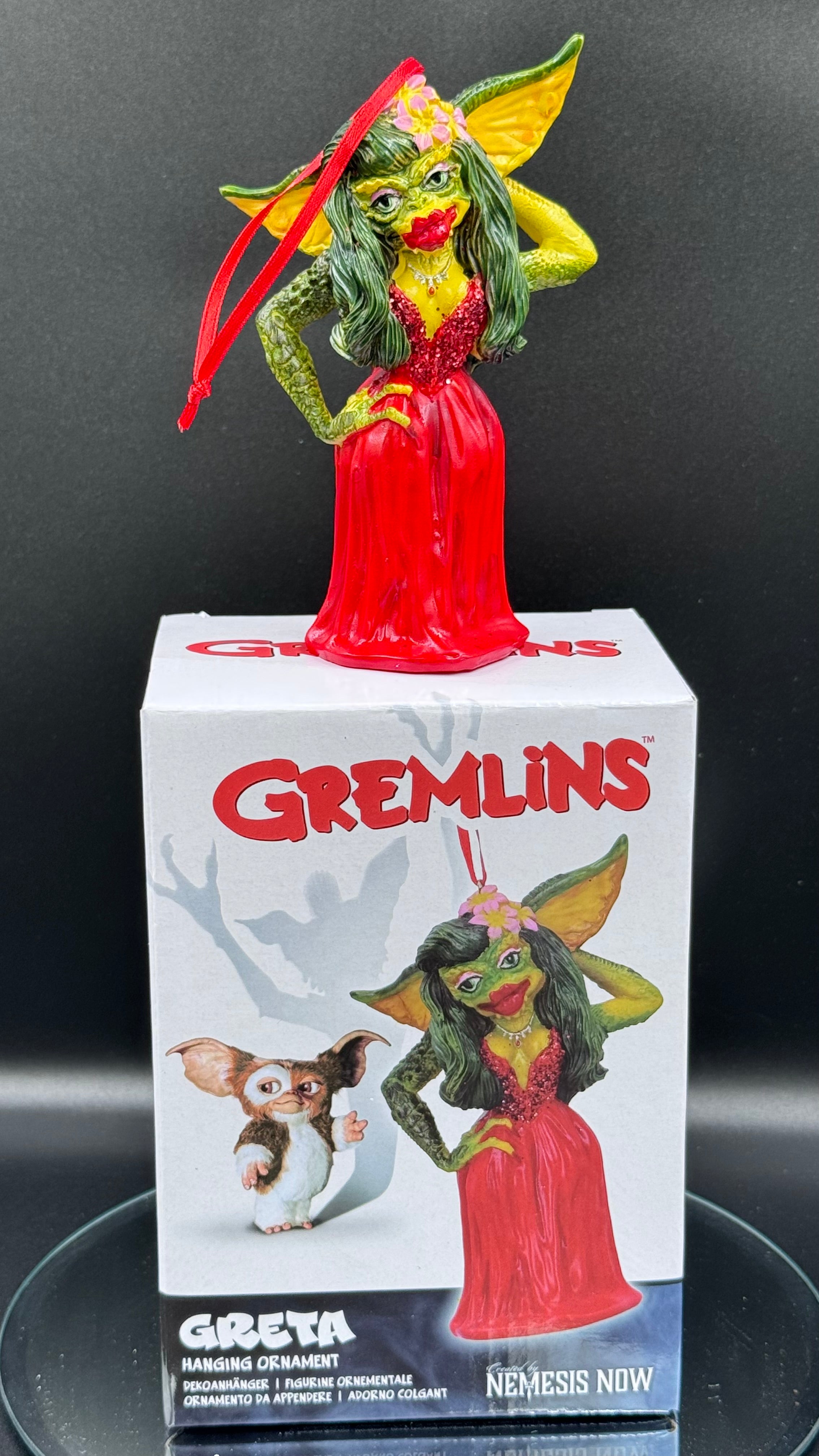 Gremlins Greta Female Red Dress Gremlin Hanging Festive Decorative Ornament
