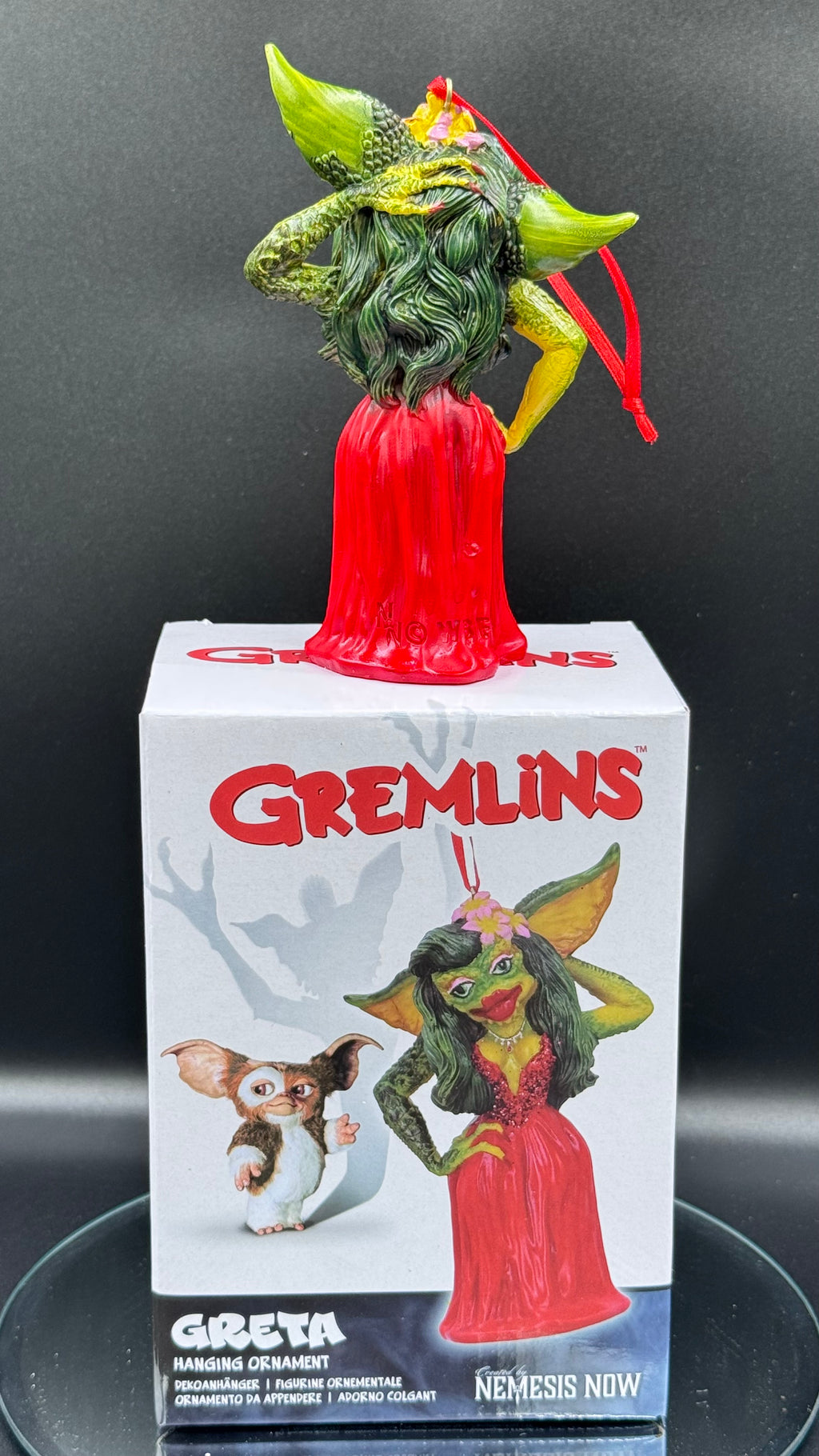 Gremlins Greta Female Red Dress Gremlin Hanging Festive Decorative Ornament