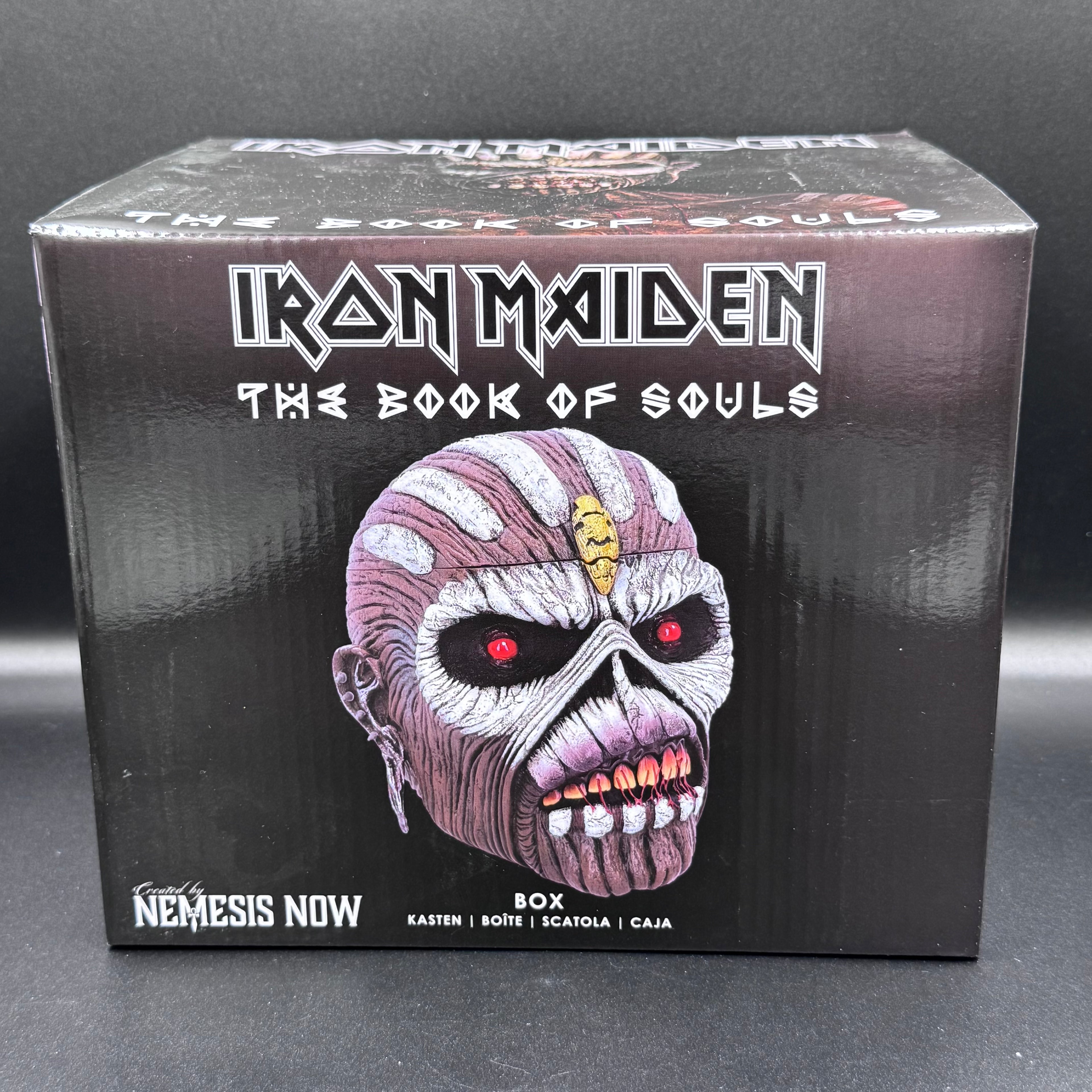 Officially Licensed Iron Maiden The Book of Souls Eddie Head Box