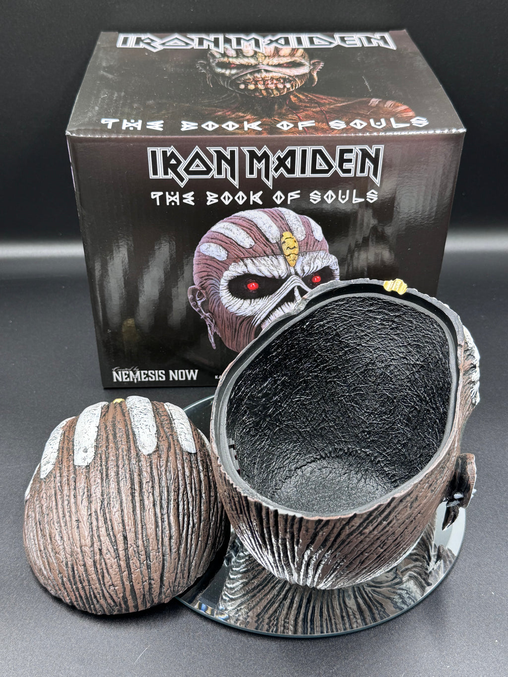 Officially Licensed Iron Maiden The Book of Souls Eddie Head Box