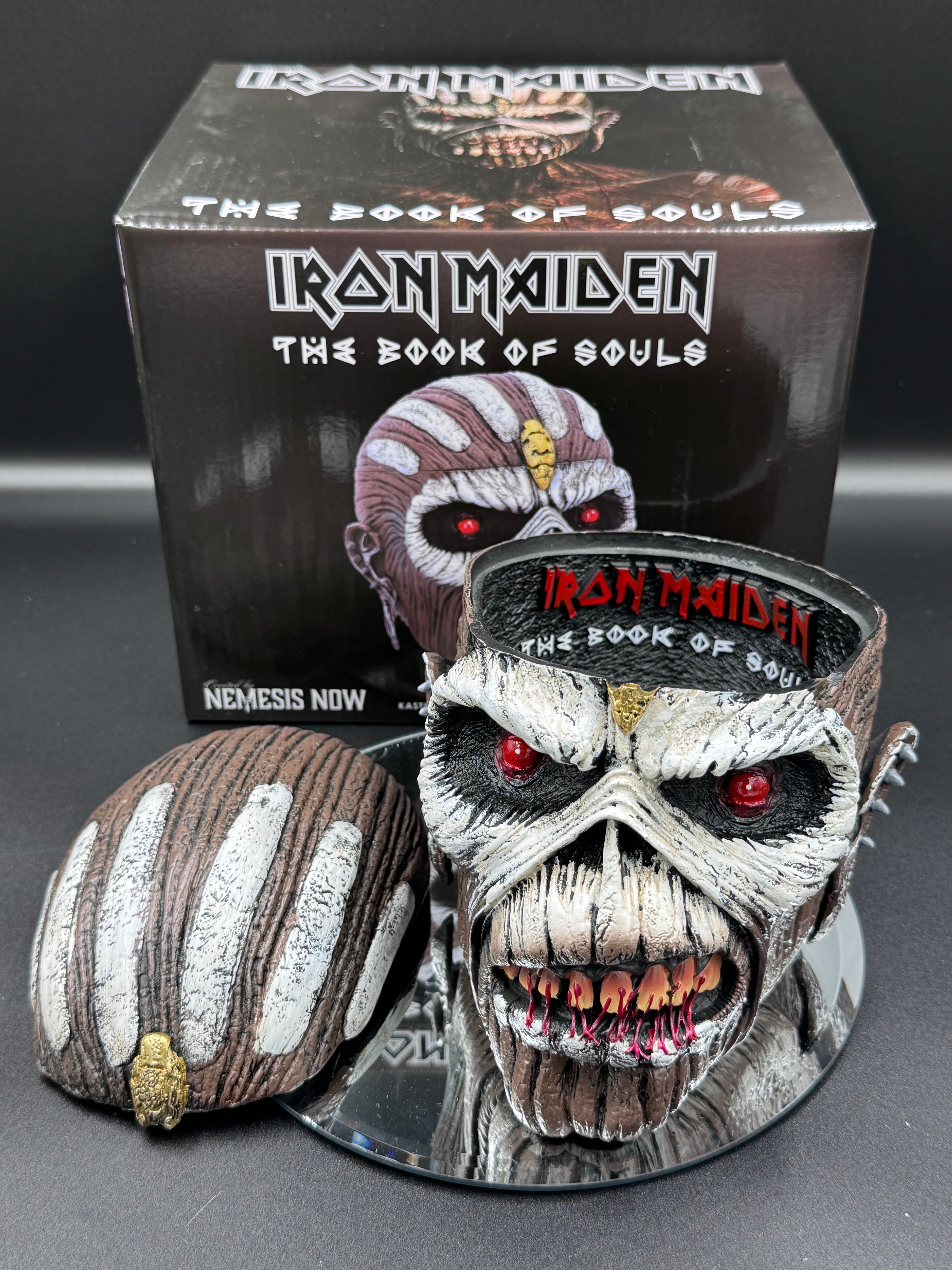 Officially Licensed Iron Maiden The Book of Souls Eddie Head Box