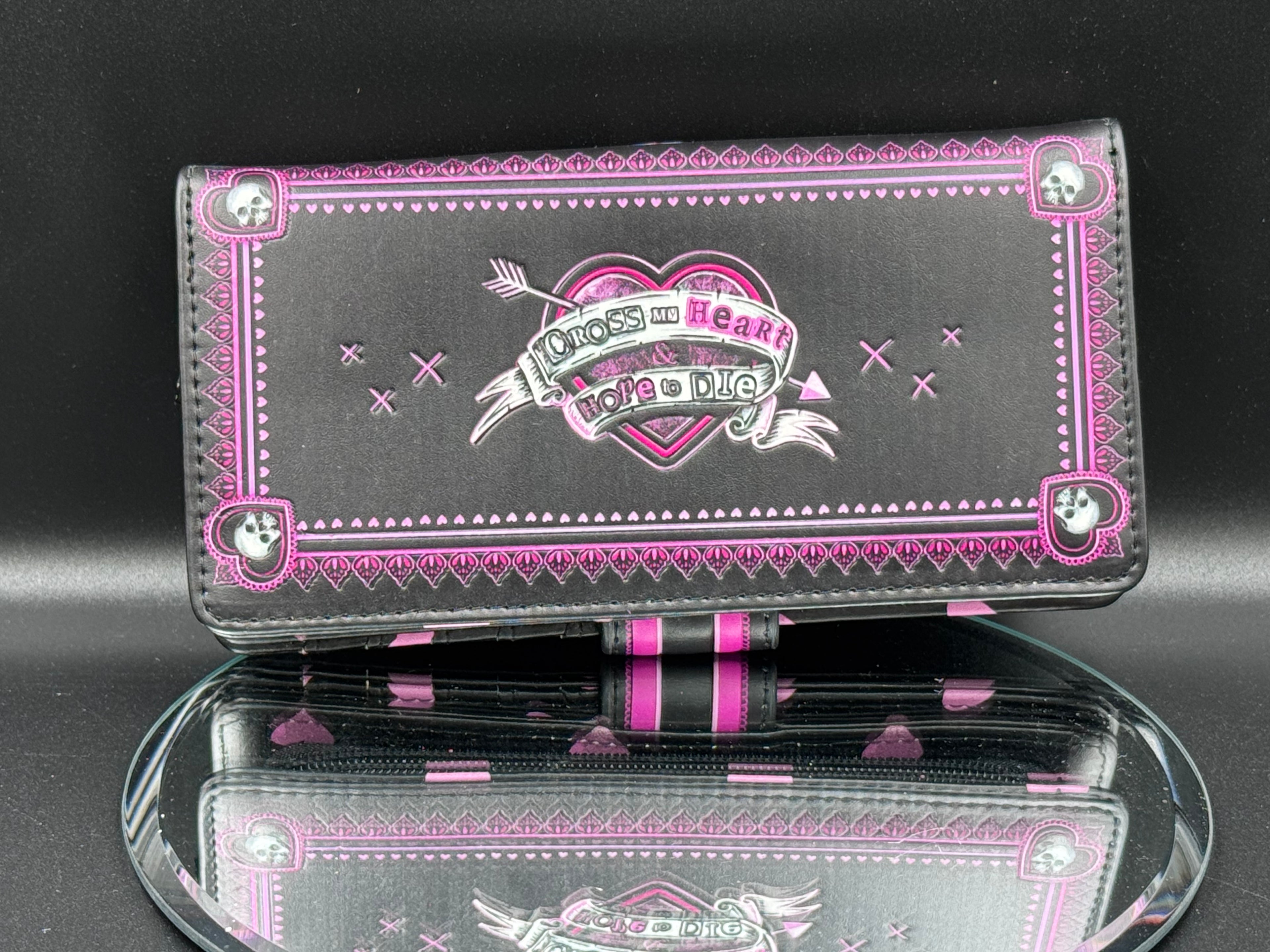 Little Monster Embossed Purse 18.5cm