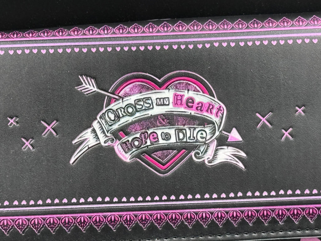 Little Monster Embossed Purse 18.5cm