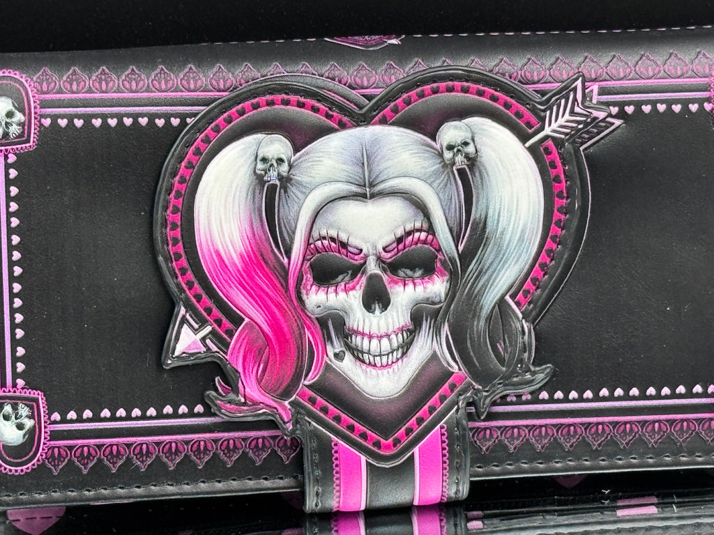 Little Monster Embossed Purse 18.5cm