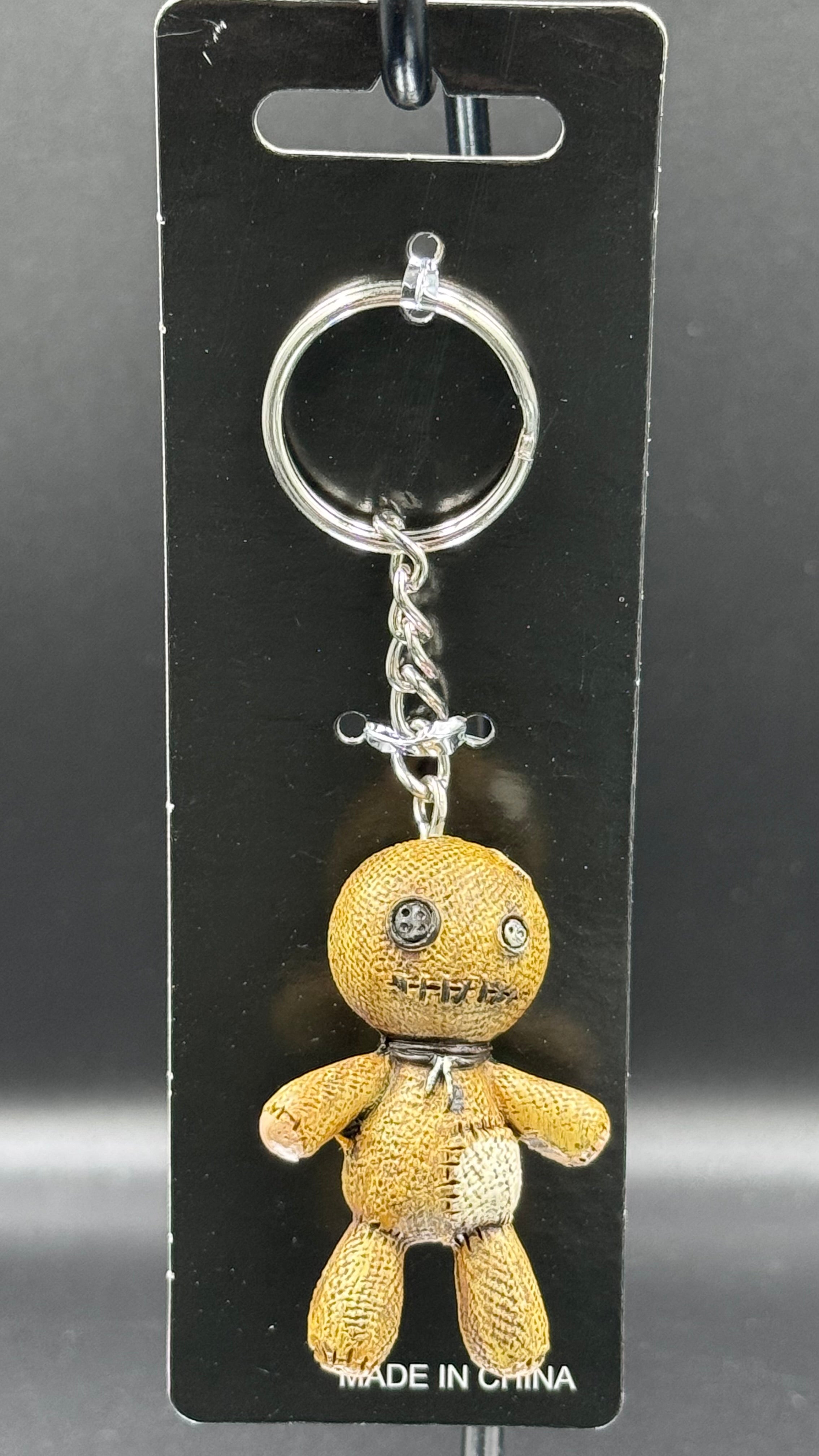 Dark Curse Voodoo Doll Keyring 6cm