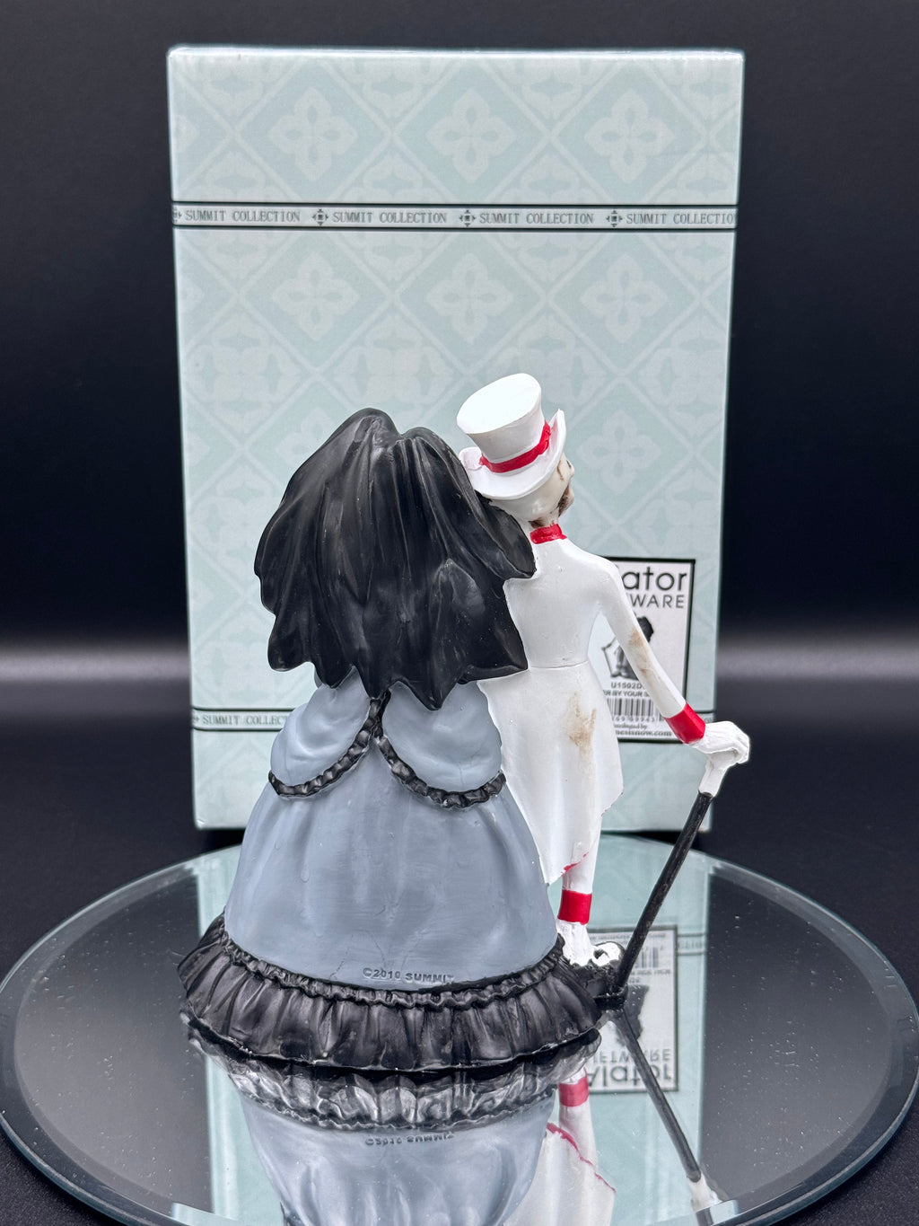 Forever By Your Side Figurine Skeleton Wedding Bride Groom Valentine