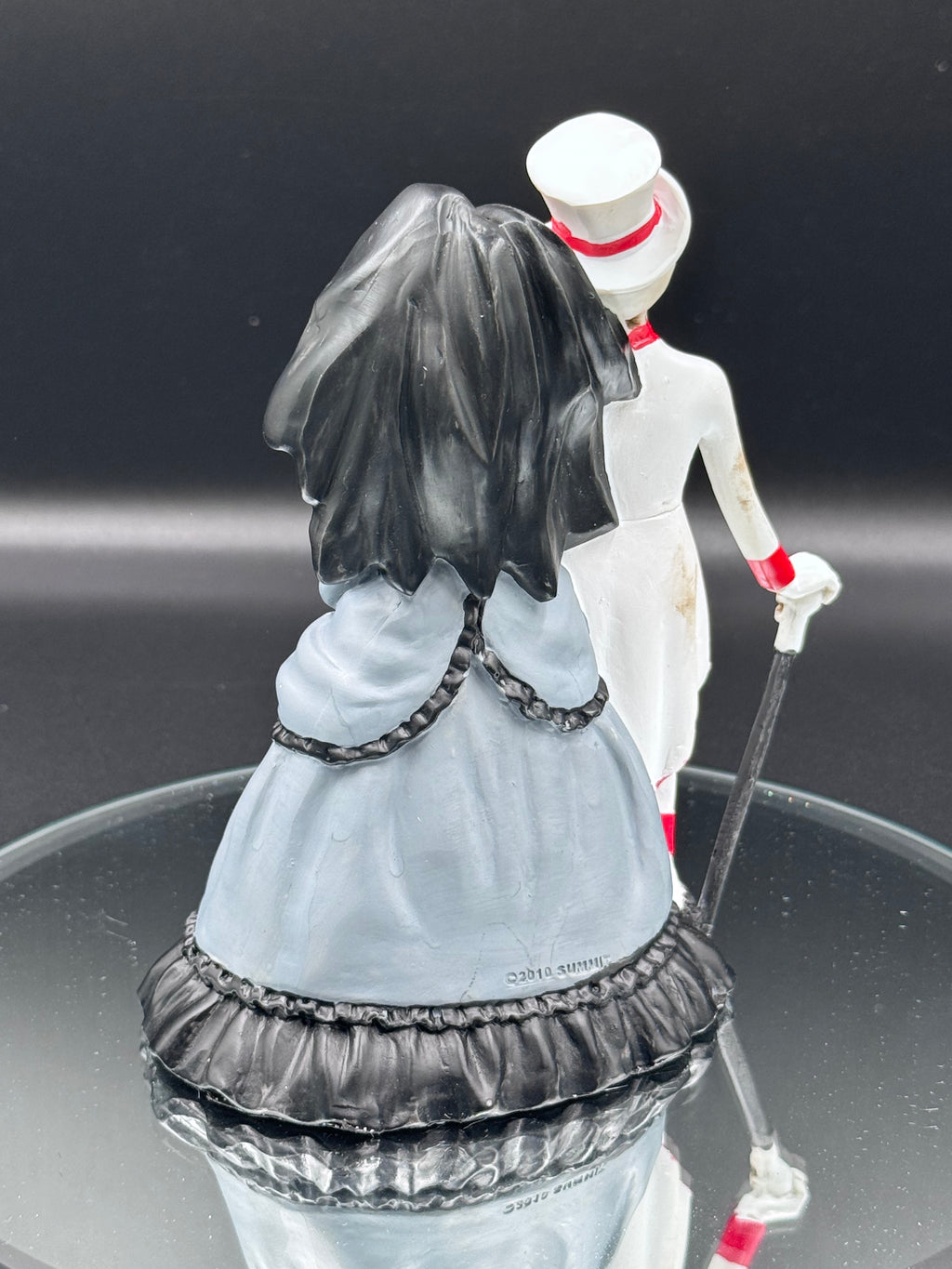 Forever By Your Side Figurine Skeleton Wedding Bride Groom Valentine