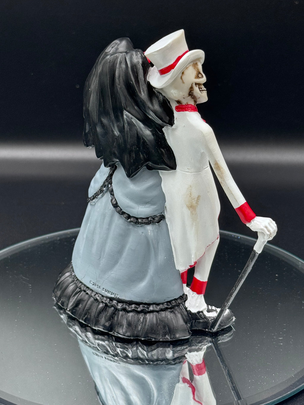 Forever By Your Side Figurine Skeleton Wedding Bride Groom Valentine