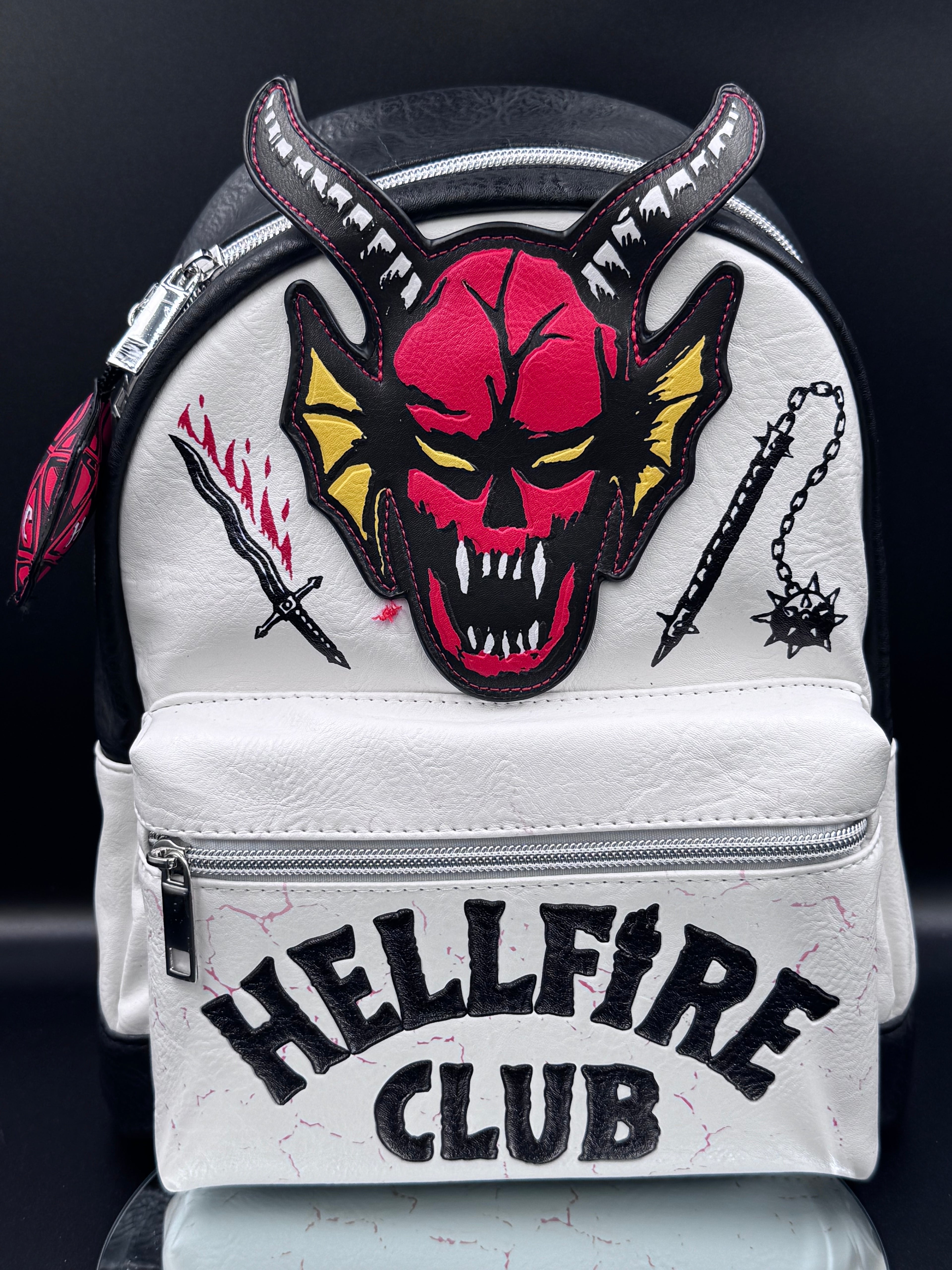 hellfire club mini backpack Stranger Things Hellfire Club Backpack 28cm – PUDDLEDITCH LTD