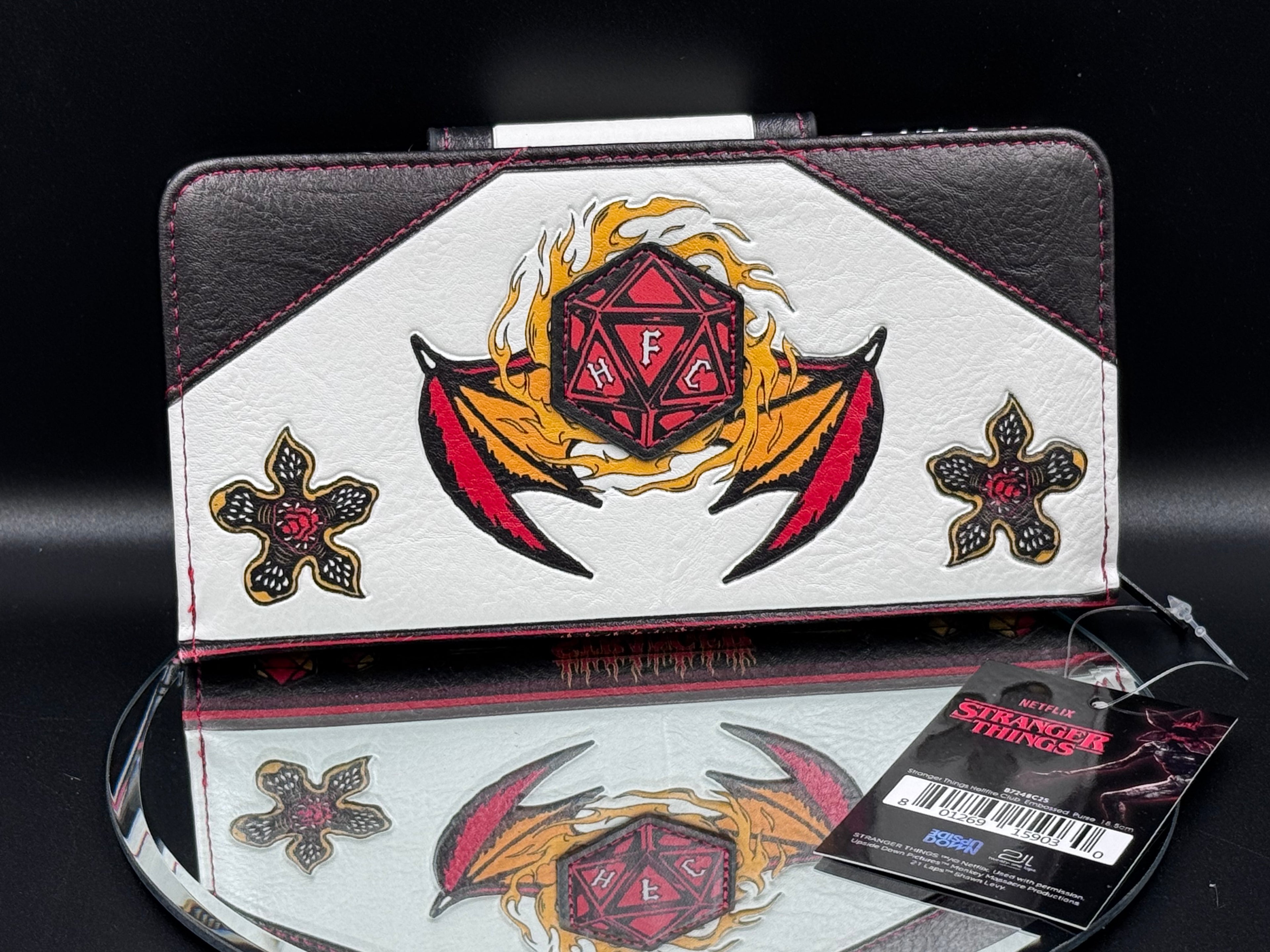 Stranger Things Hellfire Club Embossed Purse 10.5cm