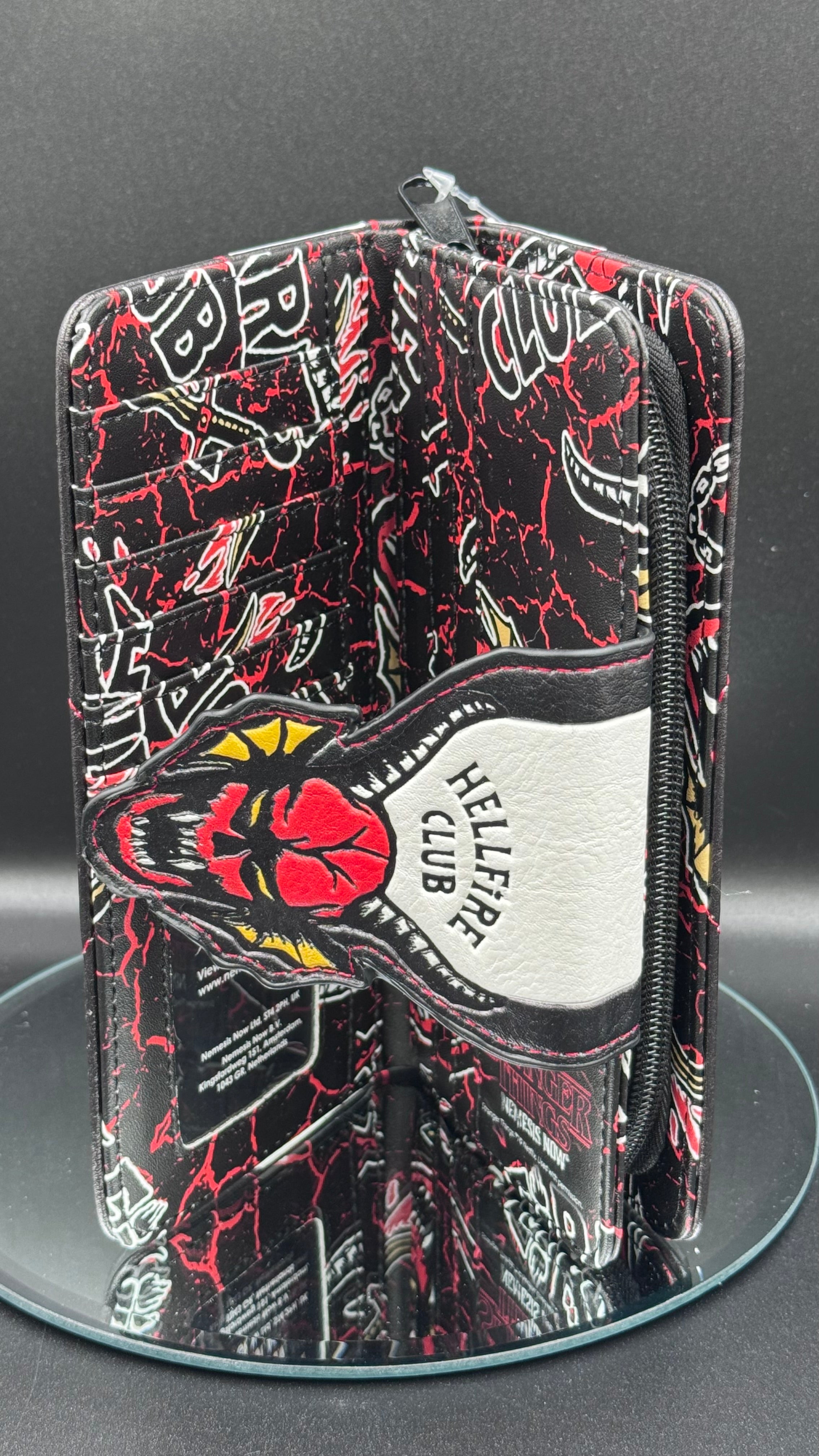 Stranger Things Hellfire Club Embossed Purse 10.5cm