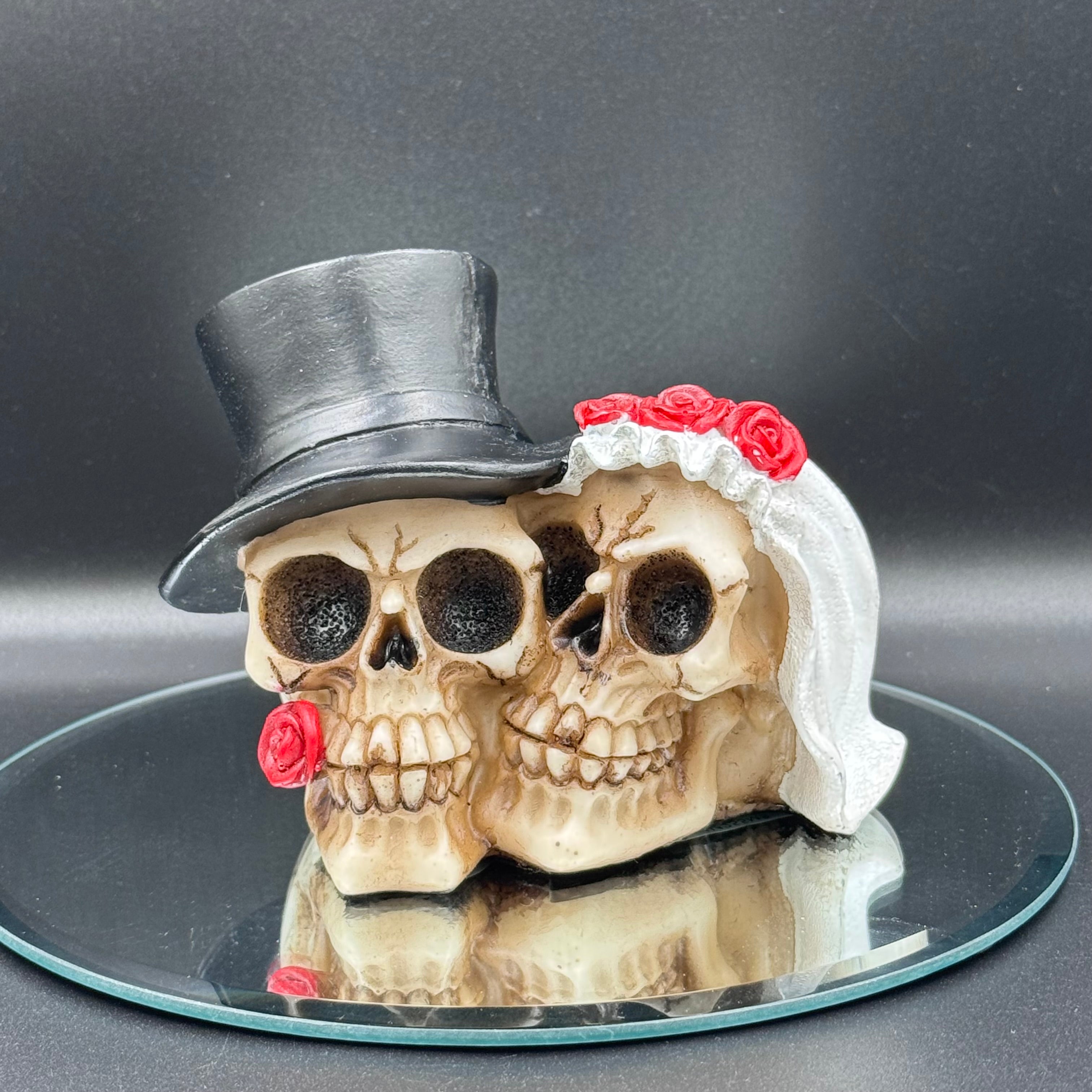 Together Forever Fused Skull Ornament 16cm