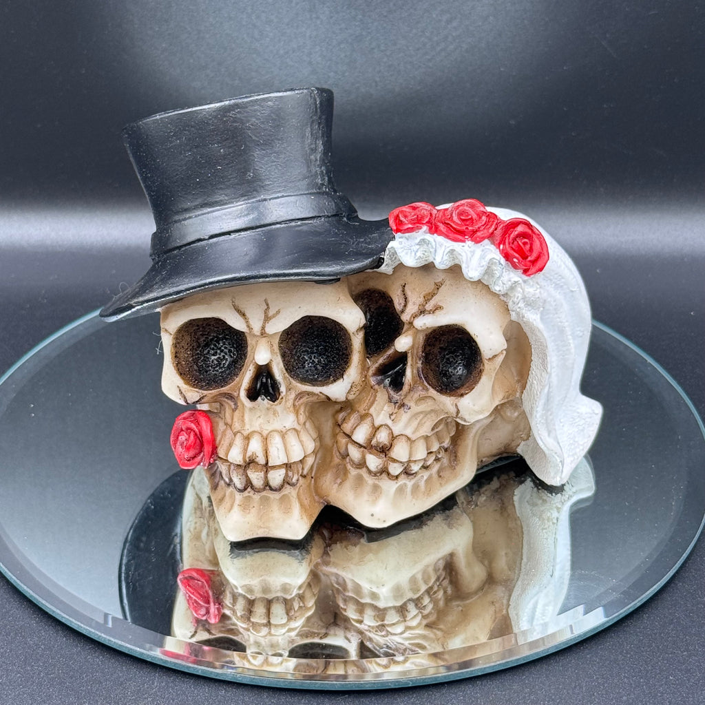 Together Forever Fused Skull Ornament 16cm