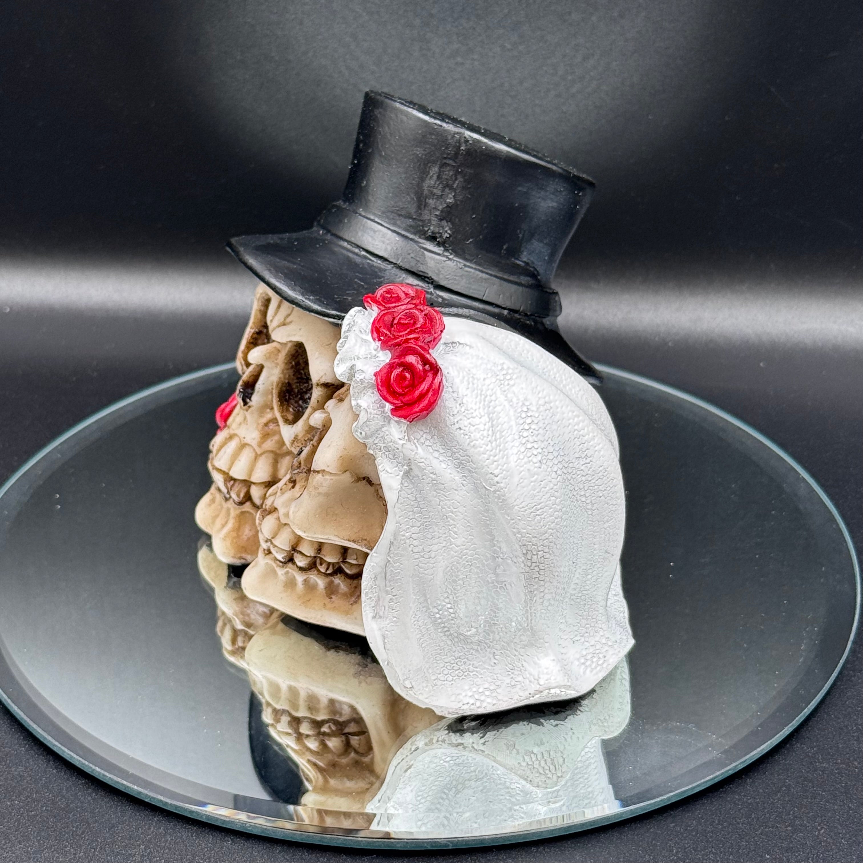 Together Forever Fused Skull Ornament 16cm