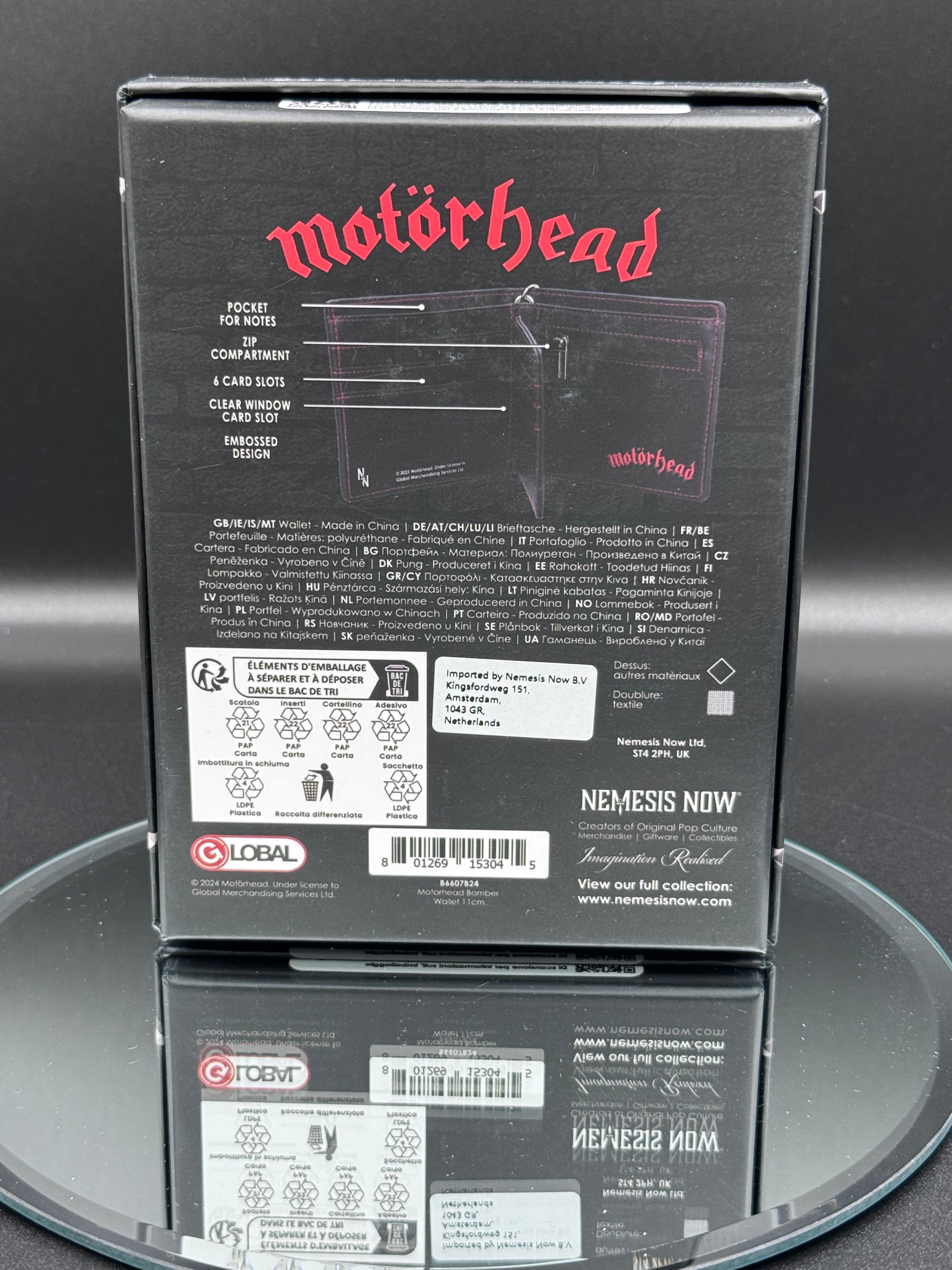 Motorhead Bomber Wallet 11cm