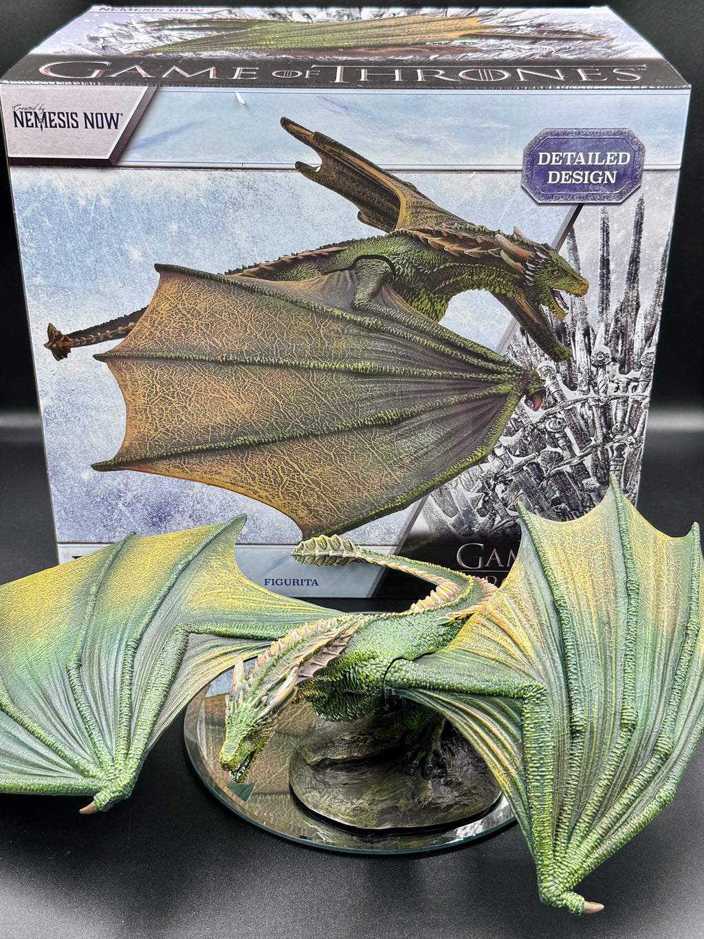 Game of Thrones Rhaegal Large Dragon Figurine