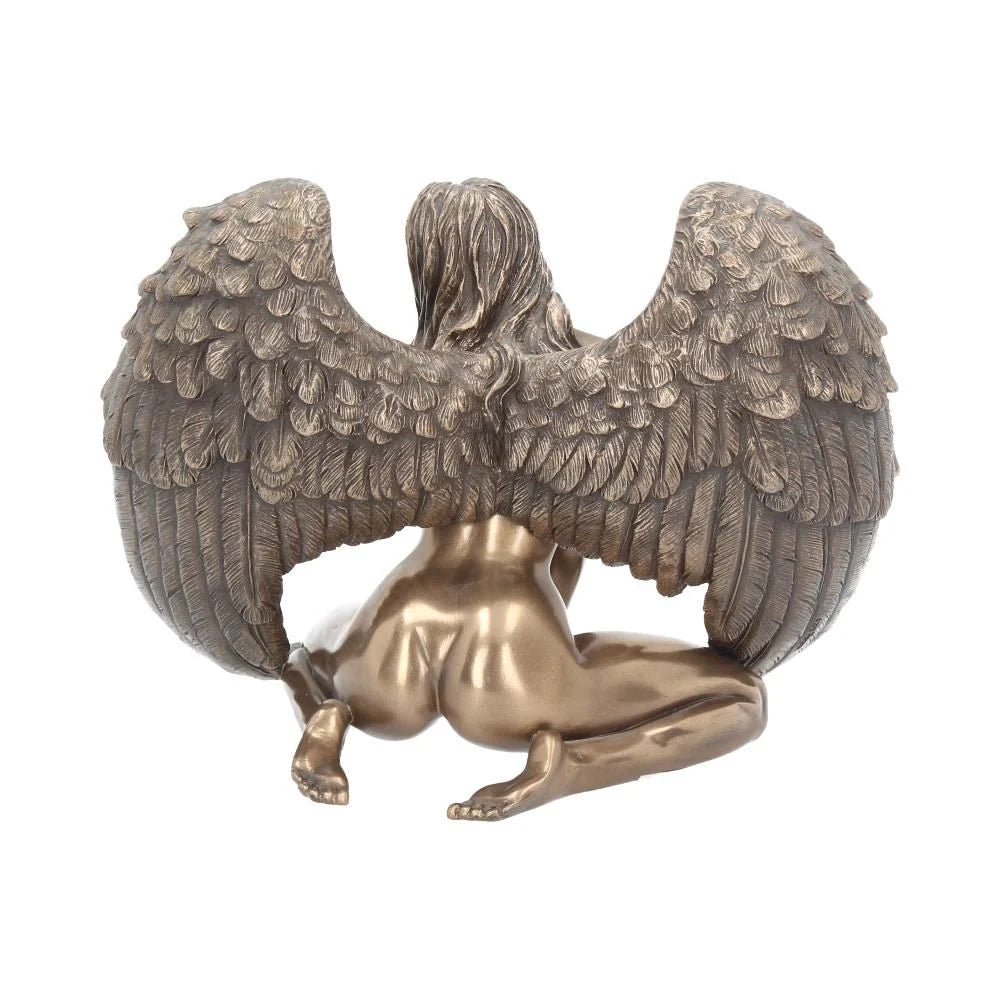 Angels Passion Bronze-Finish Angel Figurine 17.5cm – Nemesis Now