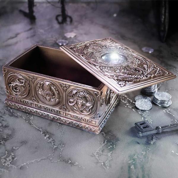 Anne Stokes Dragons of the Sabbats Tarot Box – Bronze Finish
