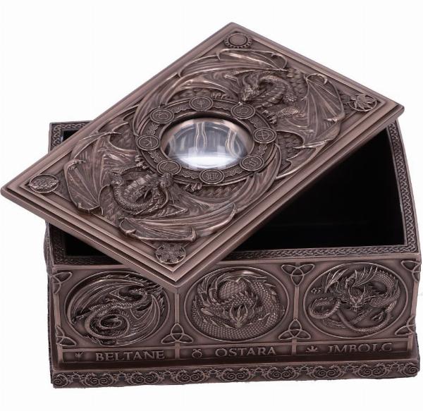 Anne Stokes Dragons of the Sabbats Tarot Box – Bronze Finish