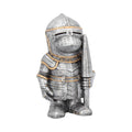 Sir Pokealot Silver Knight Figurine | Fantasy Medieval Collectible | Nemesis Now 11cm