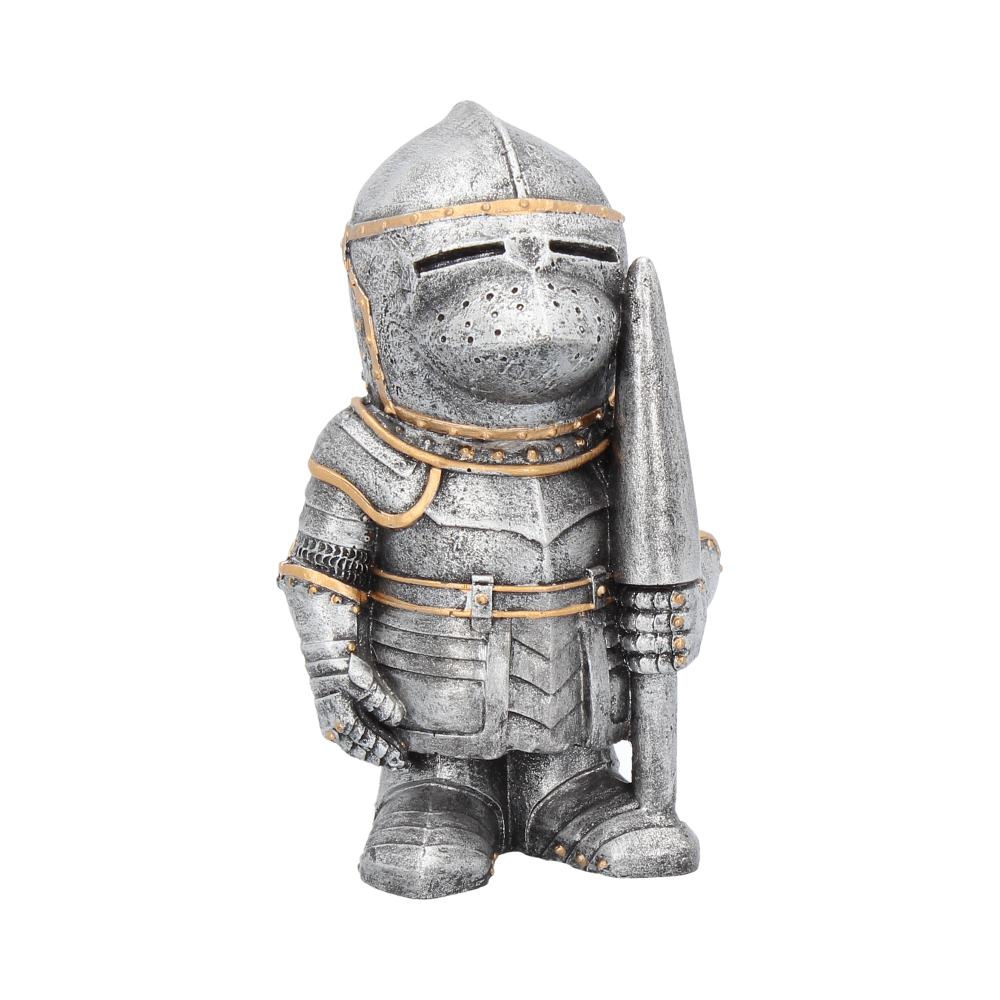 Sir Pokealot Silver Knight Figurine | Fantasy Medieval Collectible | Nemesis Now 11cm