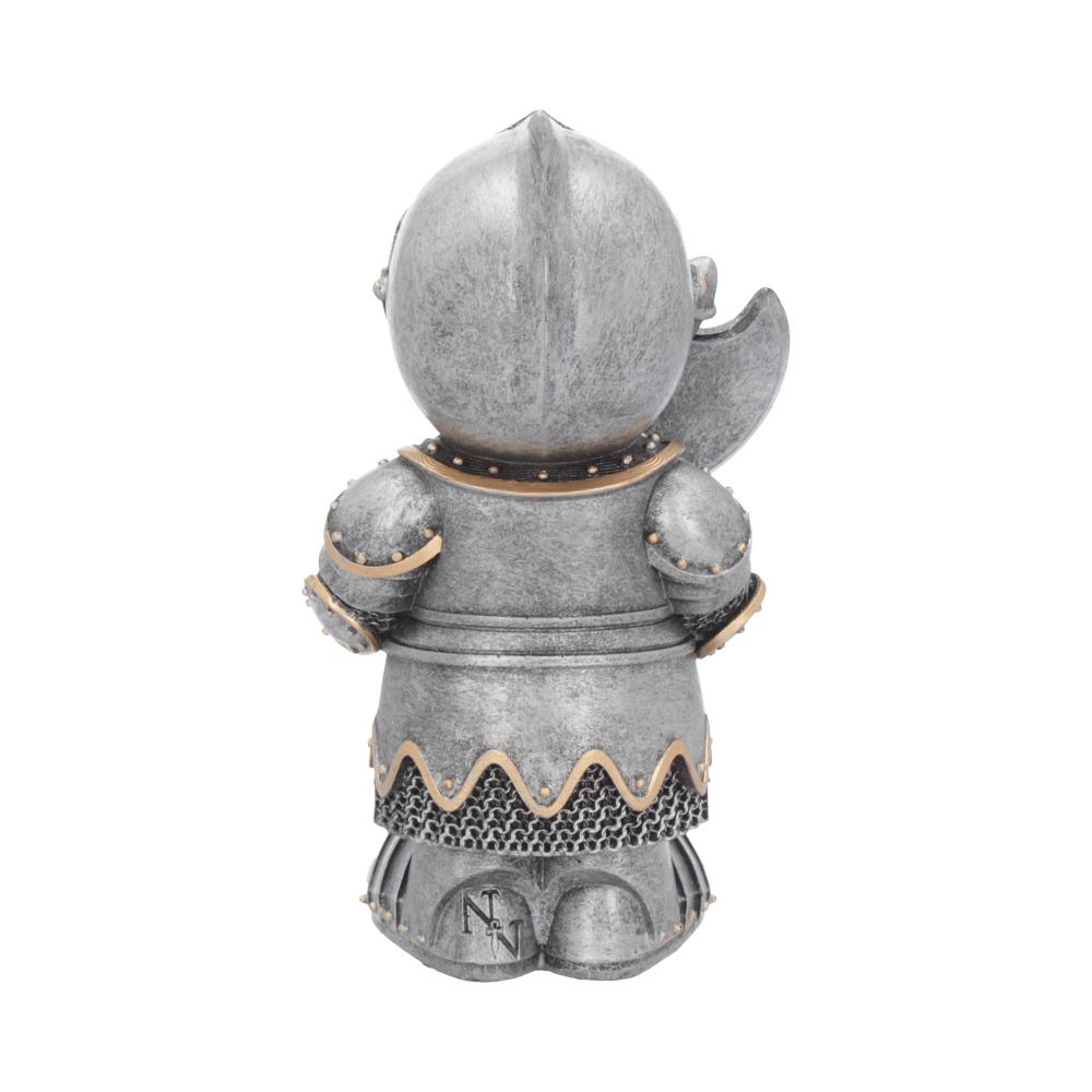 Sir Chopalot Silver Knight Figurine | Fantasy Medieval Collectible | Nemesis Now 11cm