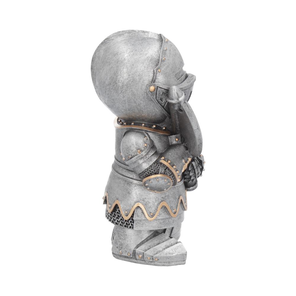 Sir Chopalot Silver Knight Figurine | Fantasy Medieval Collectible | Nemesis Now 11cm