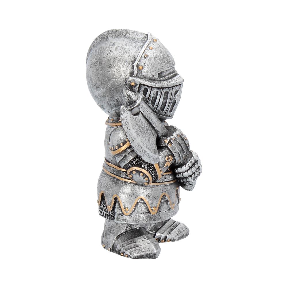 Sir Chopalot Silver Knight Figurine | Fantasy Medieval Collectible | Nemesis Now 11cm