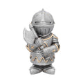 Sir Chopalot Silver Knight Figurine | Fantasy Medieval Collectible | Nemesis Now 11cm