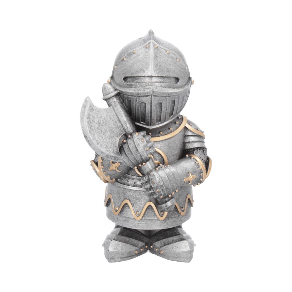 Sir Chopalot Silver Knight Figurine | Fantasy Medieval Collectible | Nemesis Now 11cm