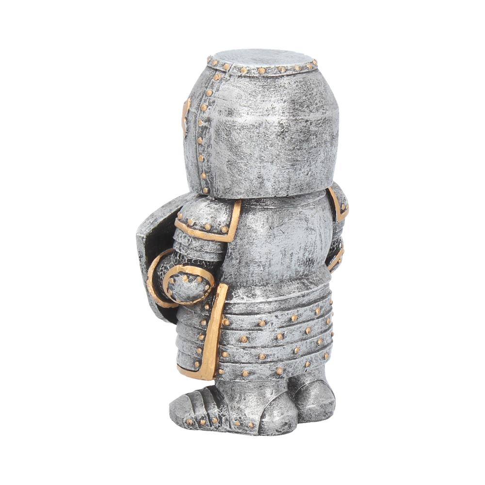Sir Defendalot Silver Knight Figurine | Fantasy Medieval Collectible | Nemesis Now 11cm