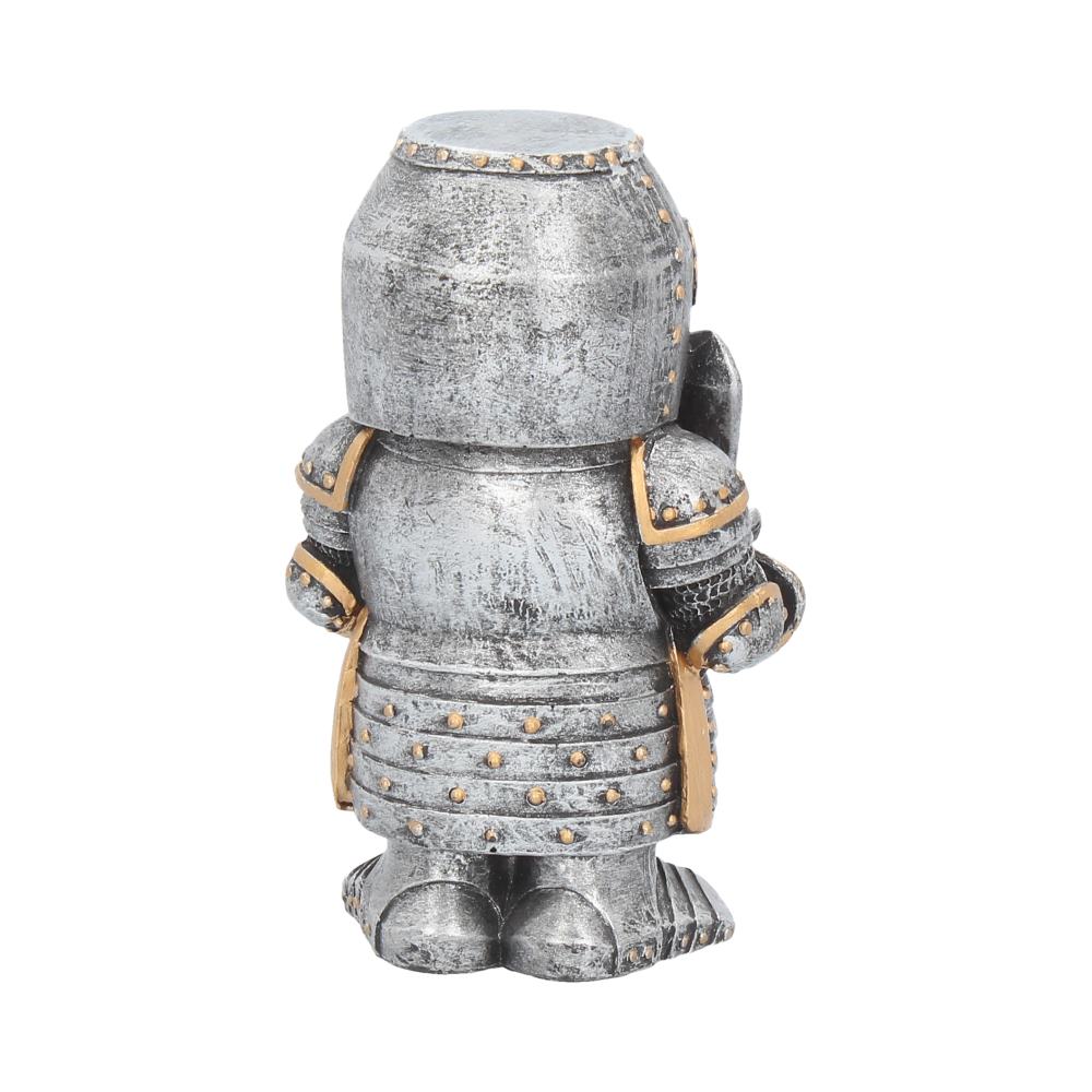 Sir Defendalot Silver Knight Figurine | Fantasy Medieval Collectible | Nemesis Now 11cm
