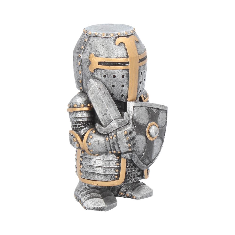 Sir Defendalot Silver Knight Figurine | Fantasy Medieval Collectible | Nemesis Now 11cm