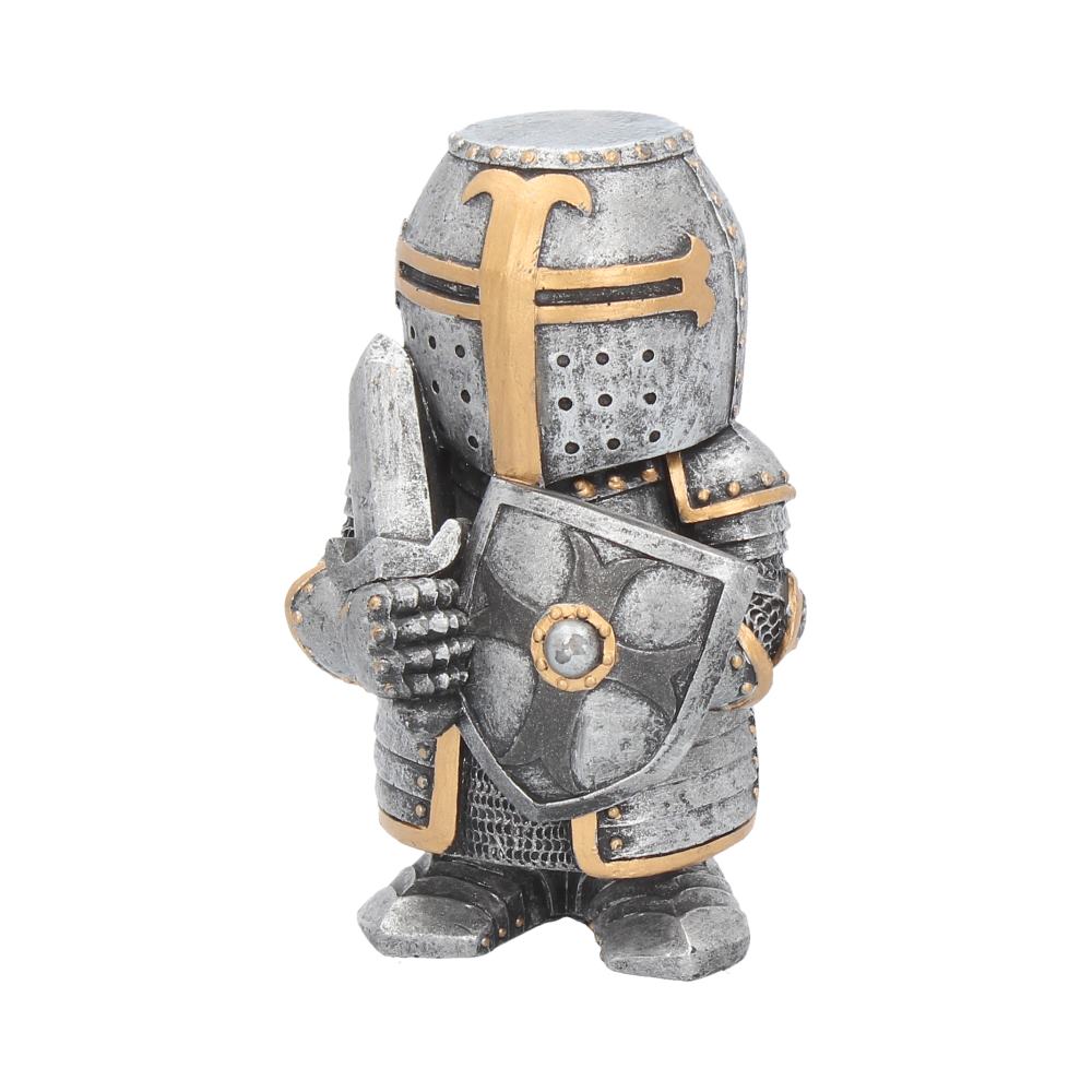 Sir Defendalot Silver Knight Figurine | Fantasy Medieval Collectible | Nemesis Now 11cm