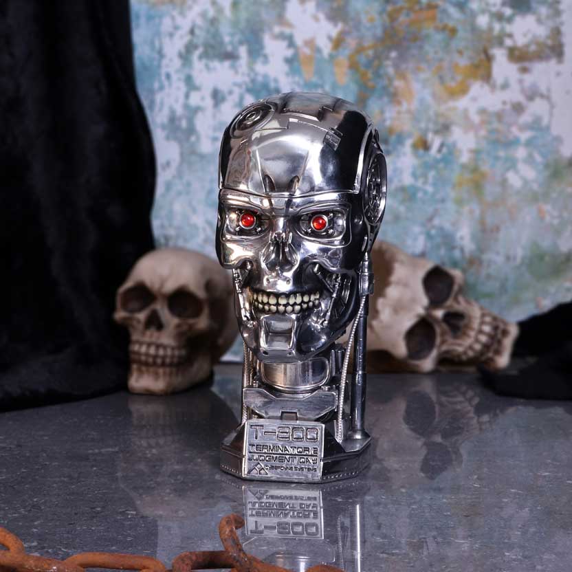 Terminator 2 T-800 Head Box 21cm | Officially Licensed Collectible