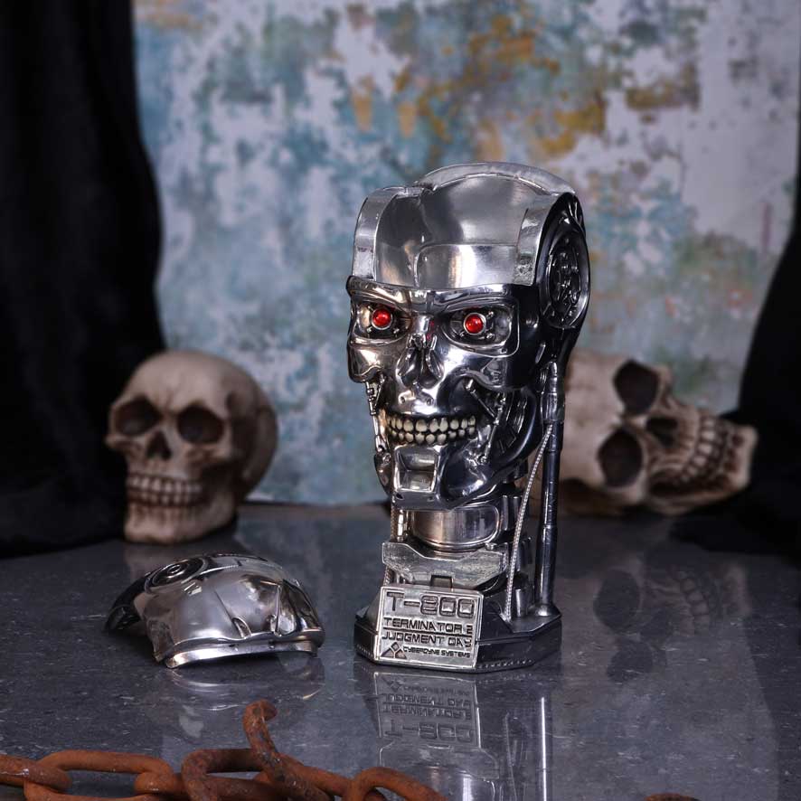 Terminator 2 T-800 Head Box 21cm | Officially Licensed Collectible