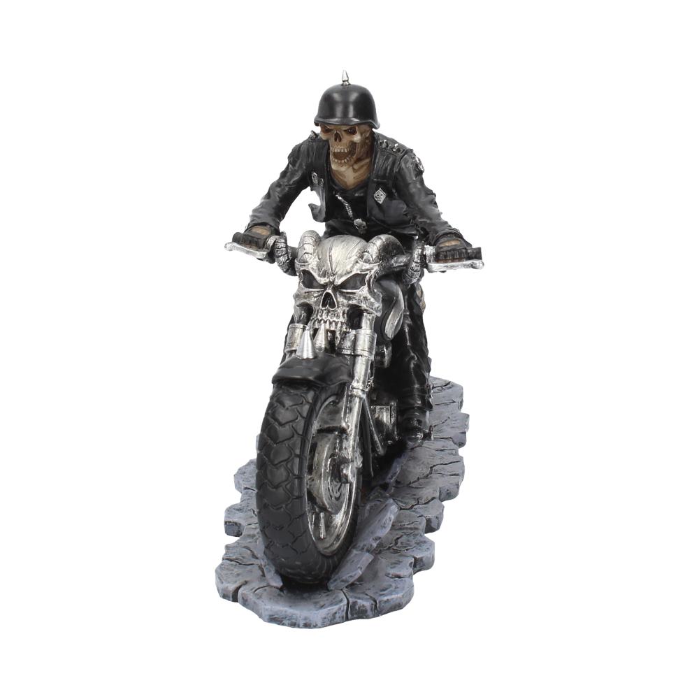 Hell on the Highway Skeleton Motorbike Figurine 20.5cm – Officially Licensed