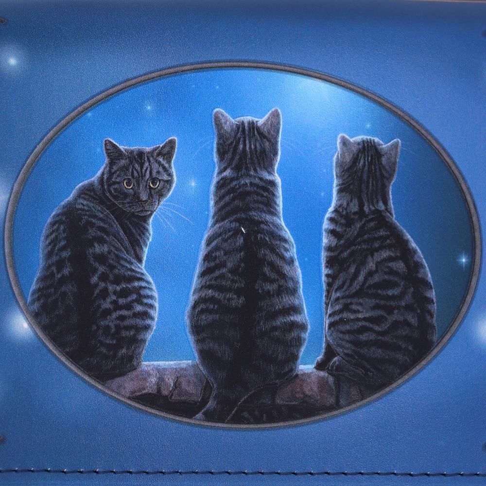 Lisa Parker Wish Upon a Star Cat Embossed Purse 18.5cm