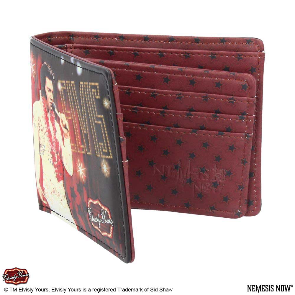 Elvis Presley Wallet Red 11cm | Officially Licensed Elvisly Yours