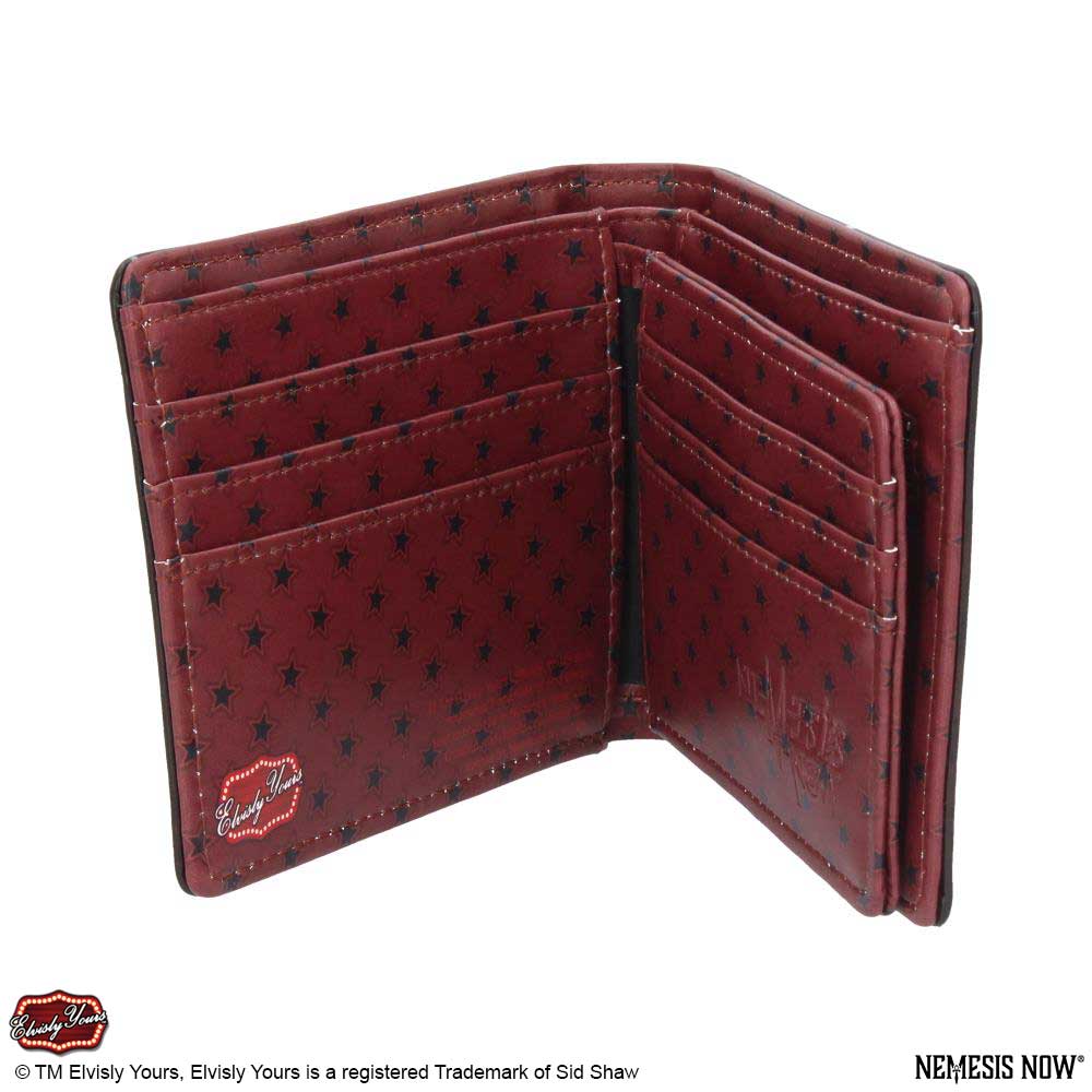 Elvis Presley Wallet Red 11cm | Officially Licensed Elvisly Yours