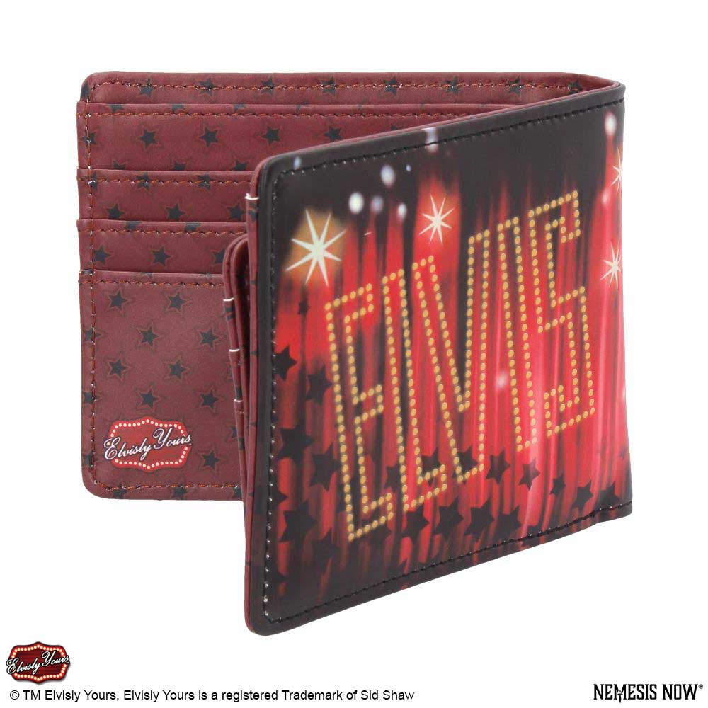 Elvis Presley Wallet Red 11cm | Officially Licensed Elvisly Yours