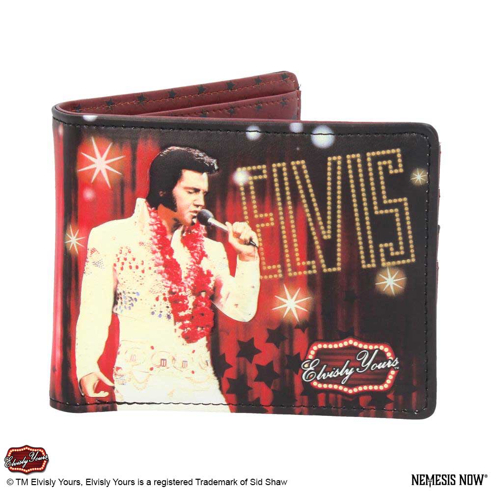 Elvis Presley Wallet Red 11cm | Officially Licensed Elvisly Yours
