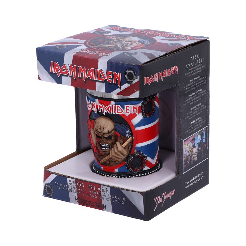 Iron Maiden Eddie The Trooper Shot Glass 7cm | Nemesis Now