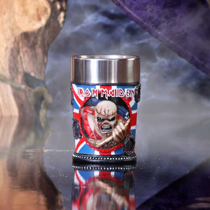 Iron Maiden Eddie The Trooper Shot Glass 7cm | Nemesis Now